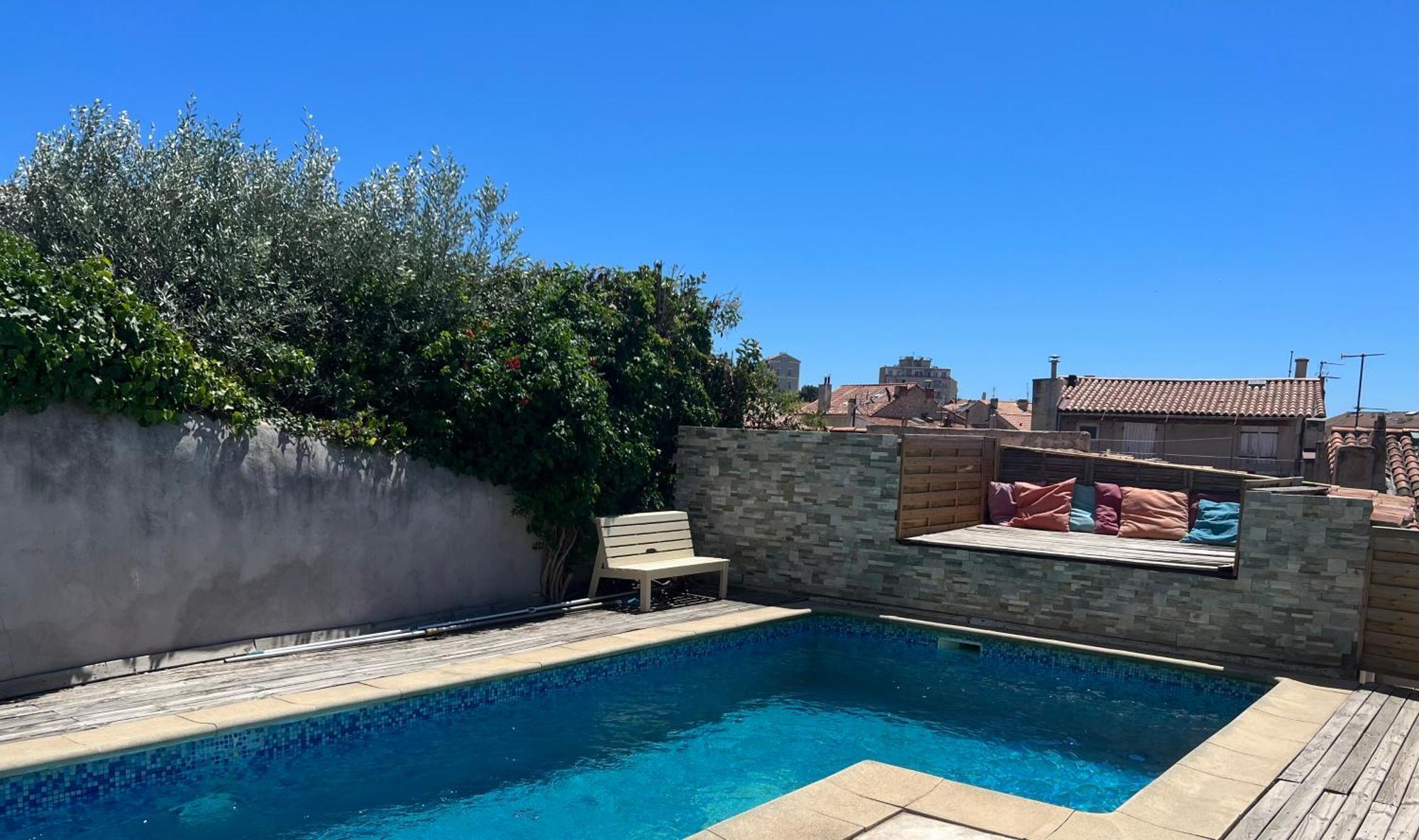 Pour 4 Face A La Piscine Apartment Marseille Bagian luar foto